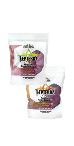5508 Lepterra Plant Based Protein Supplement Natural Organic Vanilla Flavor 15 Powdered Servings