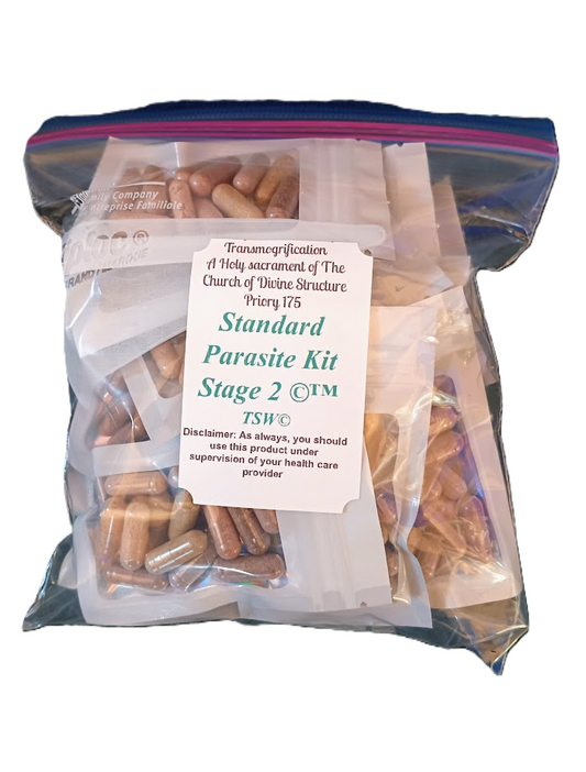 Standard Parasite Kit Stage 2 (Pills Only) 20 Pill Bags